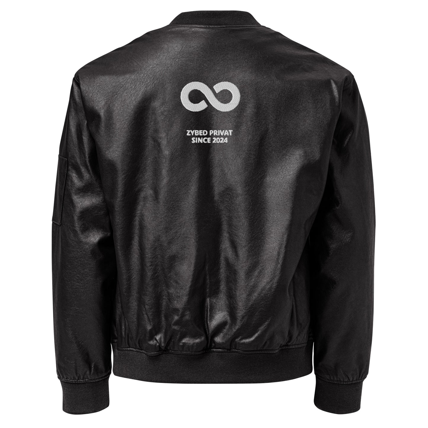 ZYBED PRIVAT NUGO Leather Bomber Jacket