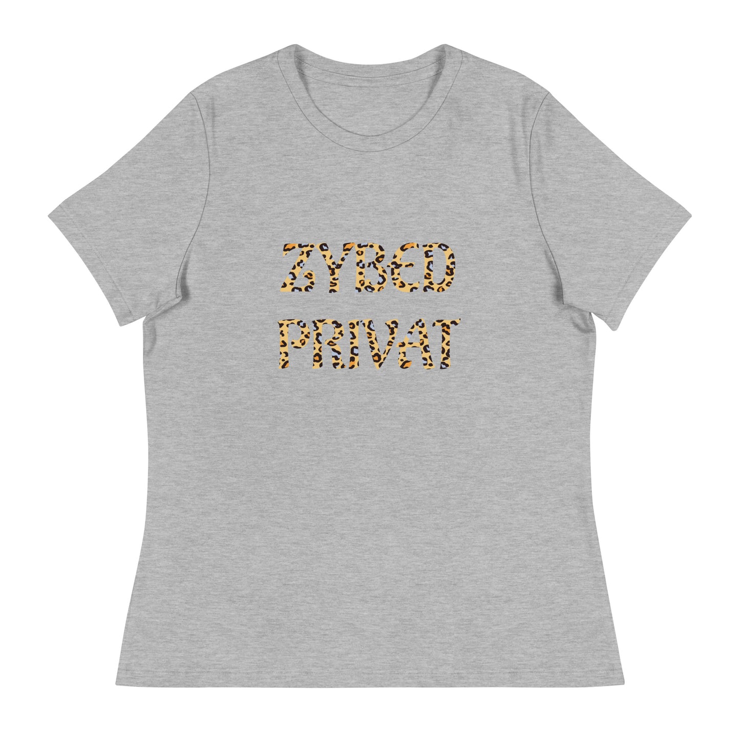 ZYBED PRIVAT Women's Relaxed T-Shirt LEOPA