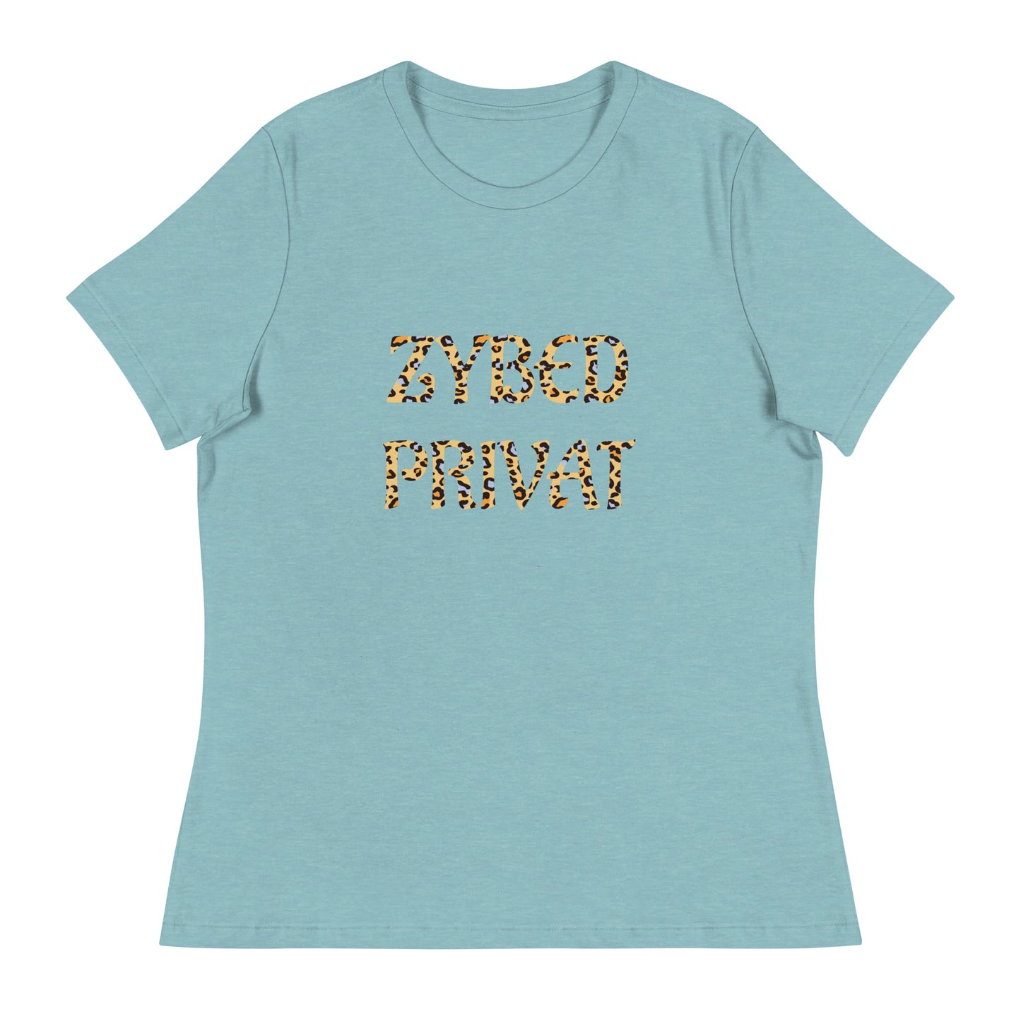 ZYBED PRIVAT Women's Relaxed T-Shirt LEOPA