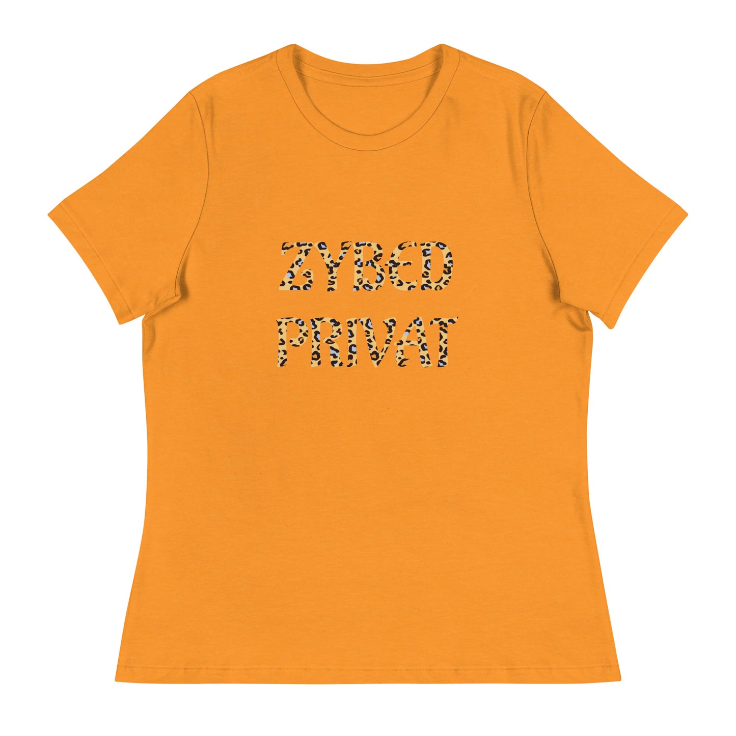 ZYBED PRIVAT Women's Relaxed T-Shirt LEOPA