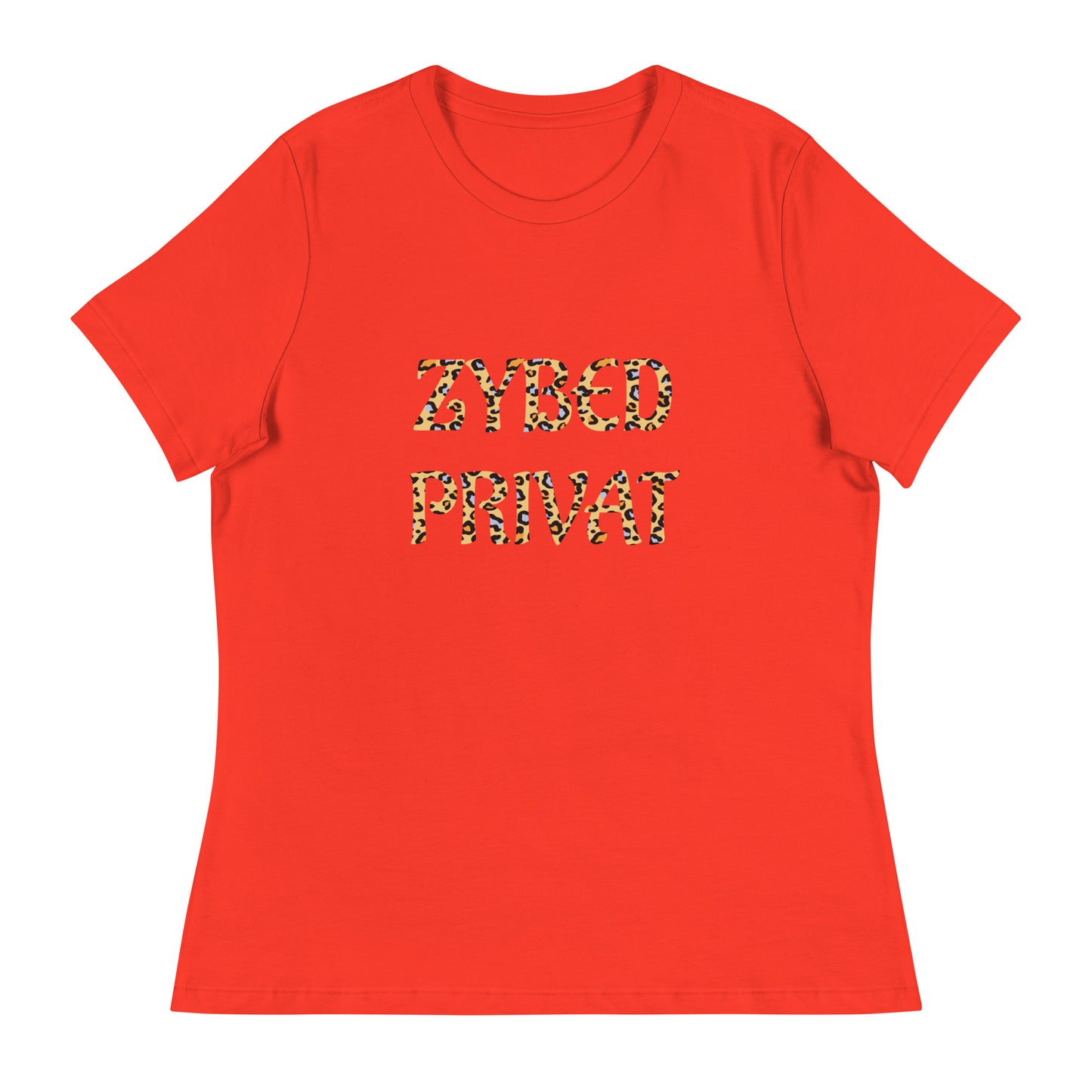 ZYBED PRIVAT Women's Relaxed T-Shirt LEOPA