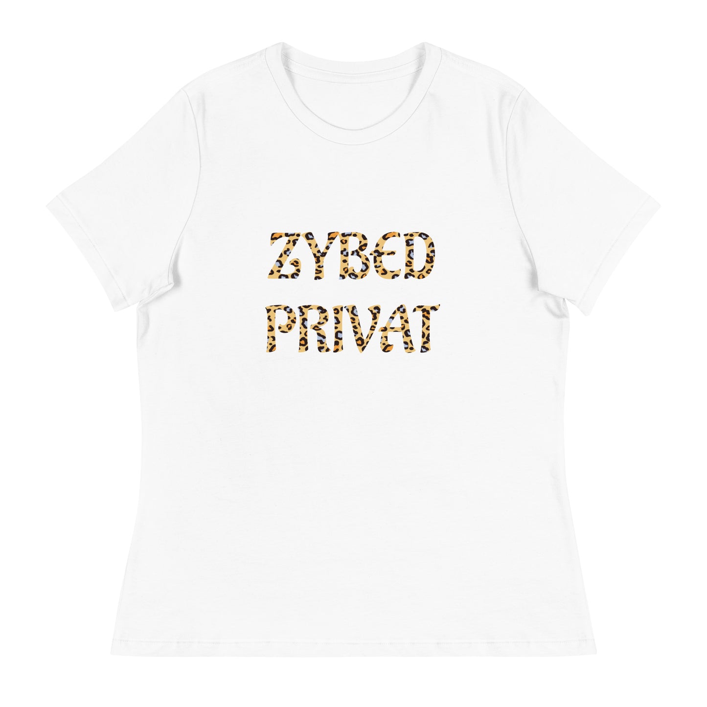 ZYBED PRIVAT Women's Relaxed T-Shirt LEOPA